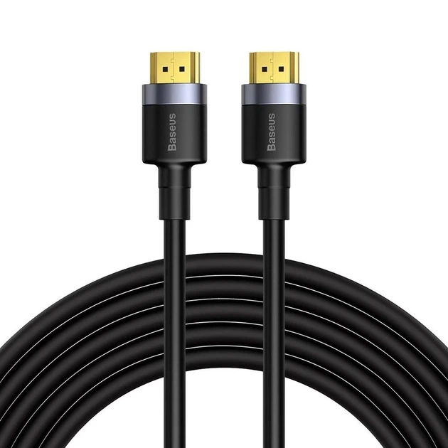 Кабель Baseus Cafule HDMI 4K to HDMI 4K 5m Black (CADKLF-H01) - Фото 1 Кабель Baseus Cafule HDMI 4K to HDMI 4K 5m Black (CADKLF-H01) - зображення 1