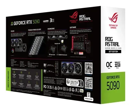 Видеокарта ASUS ROG Astral GeForce RTX 5090 OC 32GB (ROG-ASTRAL-RTX5090-O32G-GAMING) - изображение 9