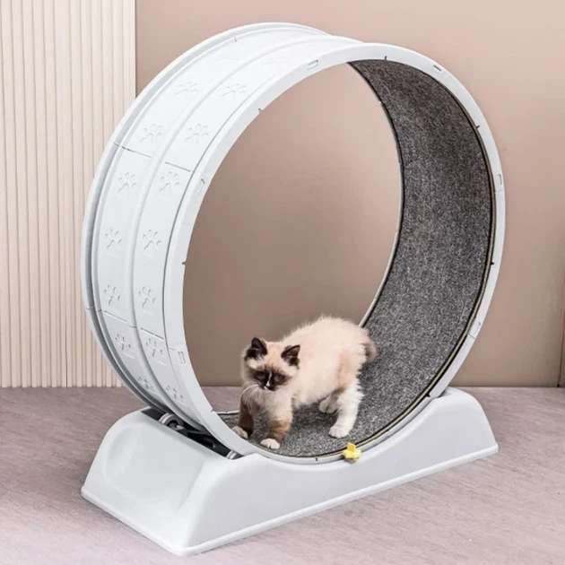 Колесо беговое для кошек One Fast Cat Gen5 бесшумное 79×84×34 см Grey (3_08356) - изображение 7