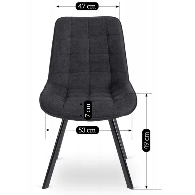 Стул MEBEL ELITE RICK 2 Черный ME.RICK2/CZ/T/K - изображение 6