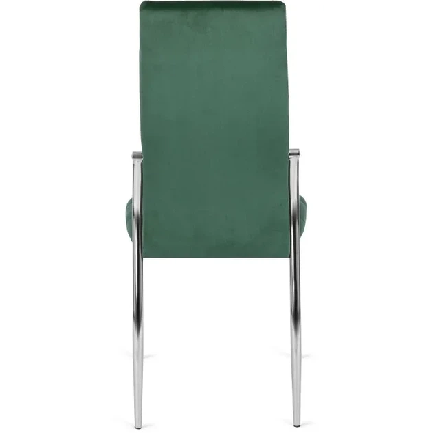 Стілець MEBEL ELITE MOLLY Velvet Зелений ніжки хром ME.MOLLY/Z/CH/V/K - Фото 4 Стілець MEBEL ELITE MOLLY Velvet Зелений ніжки хром ME.MOLLY/Z/CH/V/K - зображення 4