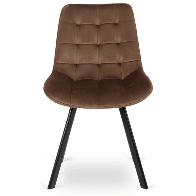 Стул MEBEL ELITE RICK Коричневый ножки черные ME.RICK/BR/V/K - Фото 4 Стул MEBEL ELITE RICK Коричневый ножки черные ME.RICK/BR/V/K - изображение 4