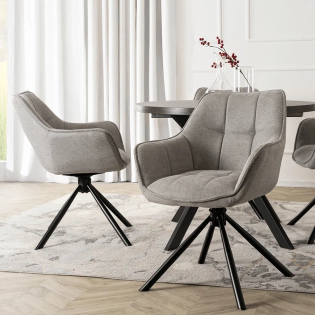 Стул поворотный MEBEL ELIT PEONY 2 Серый ME.PEONY2/P/T/K - изображение 7