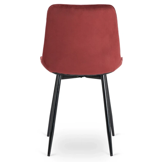 Стул MEBEL ELITE CHRIS Бордовый велюр ME.CHRIS/BOR/CZ/V/K - изображение 5