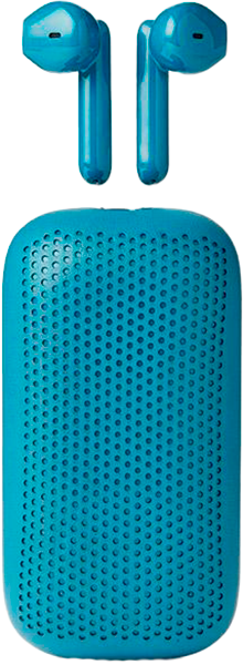 Навушники Lexon Speakerbuds Blue (3660491202757) - Фото 1 Навушники Lexon Speakerbuds Blue (3660491202757) - зображення 1