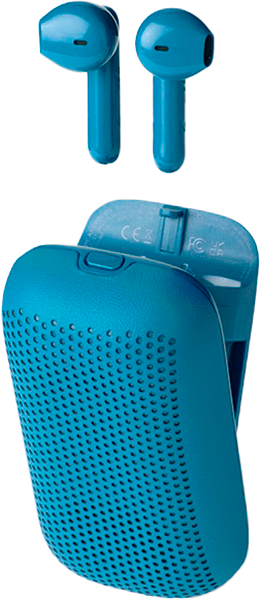 Навушники Lexon Speakerbuds Blue (3660491202757) - Фото 2 Навушники Lexon Speakerbuds Blue (3660491202757) - зображення 2