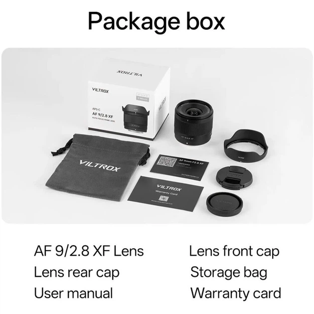 Обʼєктив Viltrox AF 9mm f/2.8 FX Air для Fujifilm (Black) - Фото 4 Обʼєктив Viltrox AF 9mm f/2.8 FX Air для Fujifilm (Black) - изображение 4