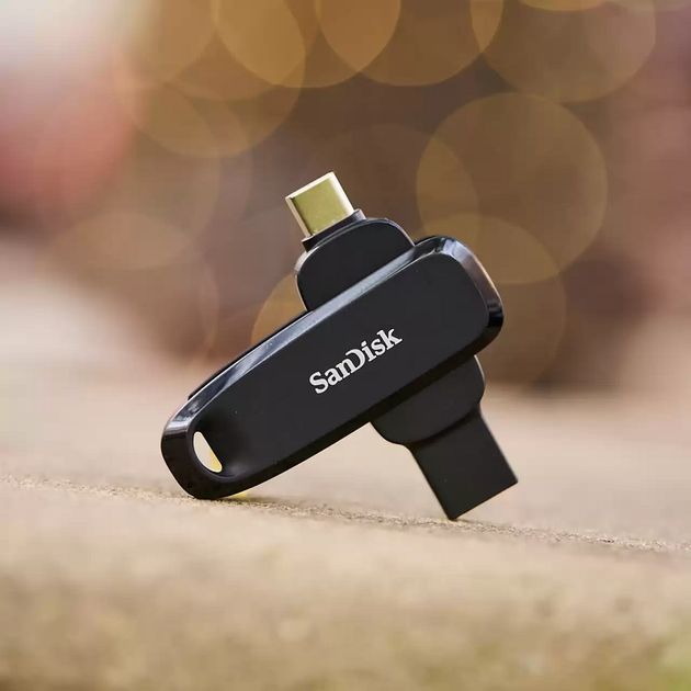 Флеш память USB SanDisk Phone Drive 64GB USB 3.2 Gen1 + Type-C Black (SDDDC6-064G-G46) - Фото 5 Флеш память USB SanDisk Phone Drive 64GB USB 3.2 Gen1 + Type-C Black (SDDDC6-064G-G46) - изображение 5