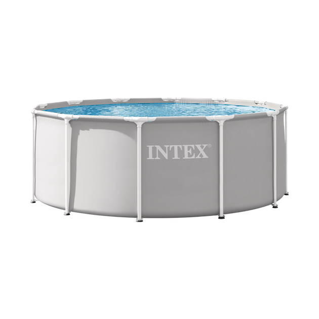 Каркасный бассейн Intex 26706-1 Prism Frame Pool 305х99 см с фильтр-насосом, лестницей и тентом Объем 6500 лит - изображение 2