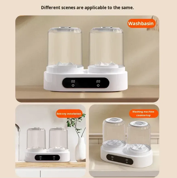 Пральна машина двокамерна Double Washing Machine біла (DT-872) - зображення 3