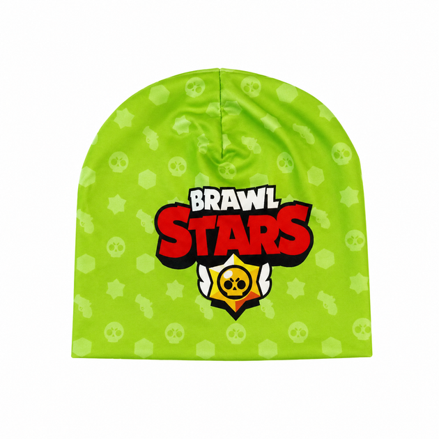 Дитяча трикотажна шапка Бравл Старс демісезонна шапочка Kids. Brawl Stars Зелена - Фото 1 Дитяча трикотажна шапка Бравл Старс демісезонна шапочка Kids. Brawl Stars Зелена - зображення 1