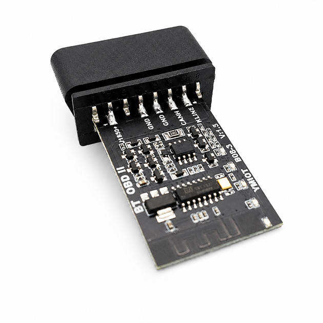 Автосканер ELM327 OBD2 Bluetooth v1.5 (1 плата, стандартна версія), чорний 77494 - изображение 4