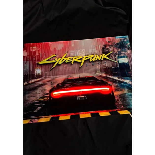 LED постер Cyberpunk з підсвіткою - Фото 1 LED постер Cyberpunk з підсвіткою - изображение 1