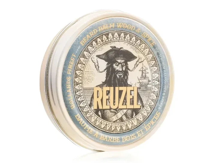 Бальзам для бороды Reuzel Beard Balm Wood&Spice 35 г увлажнение, смягчение, легкая-средняя фиксация и контроль формы бороды - изображение 6