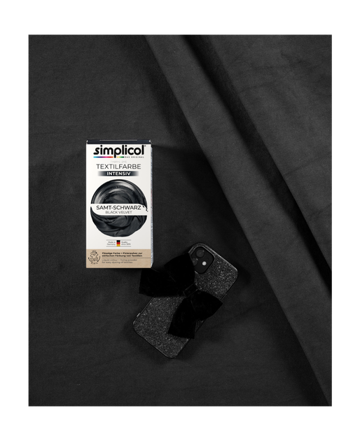 Фарба для одягу та текстилю Simplicol Black Intensiv (чорний оксамит) 400 г + 150 ml рідкий барвник - Фото 13 Фарба для одягу та текстилю Simplicol Black Intensiv (чорний оксамит) 400 г + 150 ml рідкий барвник - изображение 13