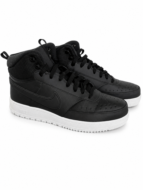 Кроссовки мужские Court Vision Mid Winter высокие черные 44 - изображение 2