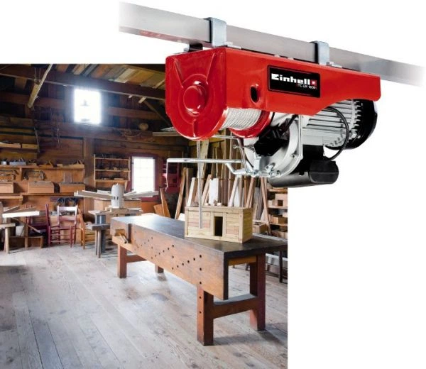 Тельфер электрический Einhell tc-eh 1000, 1600Вт, до 1000кг, трос 18м, 31.95кг 2255160 - Фото 2 Тельфер электрический Einhell tc-eh 1000, 1600Вт, до 1000кг, трос 18м, 31.95кг 2255160 - изображение 2