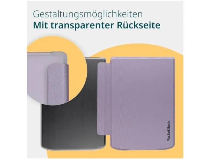 Чохол до електронної книги PocketBook 619_629_634 Shell-TR Light Purple (SH-TR-634-LPL-WW) - изображение 4