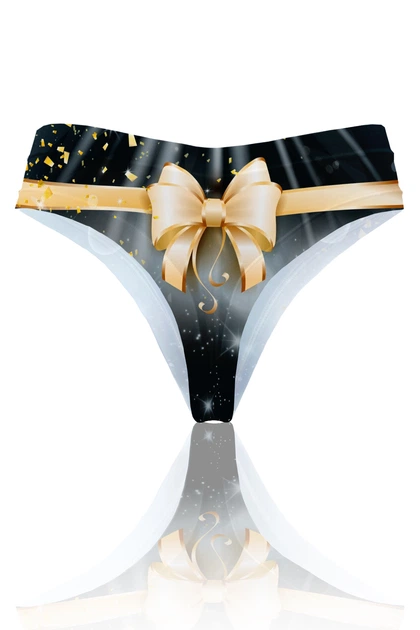 Трусики-стрінги TOTALFIT XP2K10-P11 Christmas Baby XS Сірий - Фото 2 Трусики-стрінги TOTALFIT XP2K10-P11 Christmas Baby XS Сірий - зображення 2