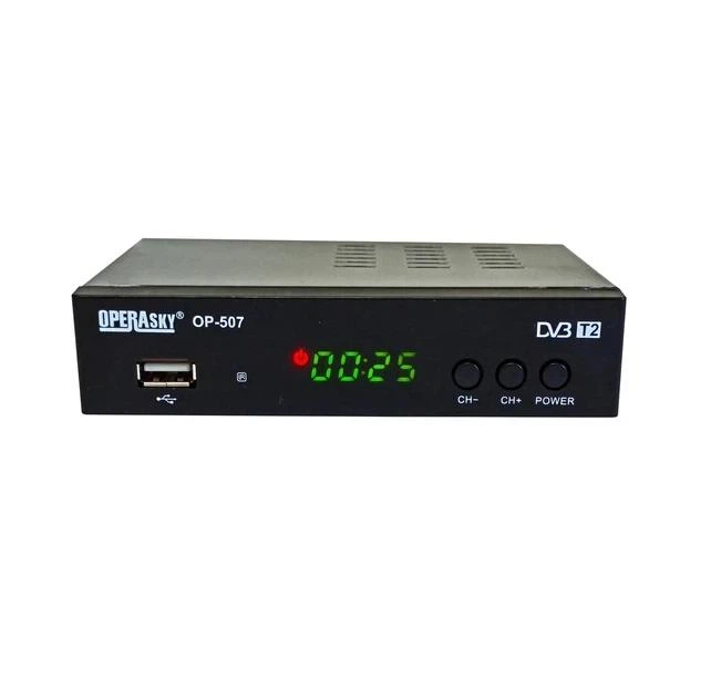 T2 ТВ эфирный тюнер приставка Operasky OP-507 с поддержкой Wi-Fi HDMI USB ресивер приемник в металлическом корпусе - изображение 6