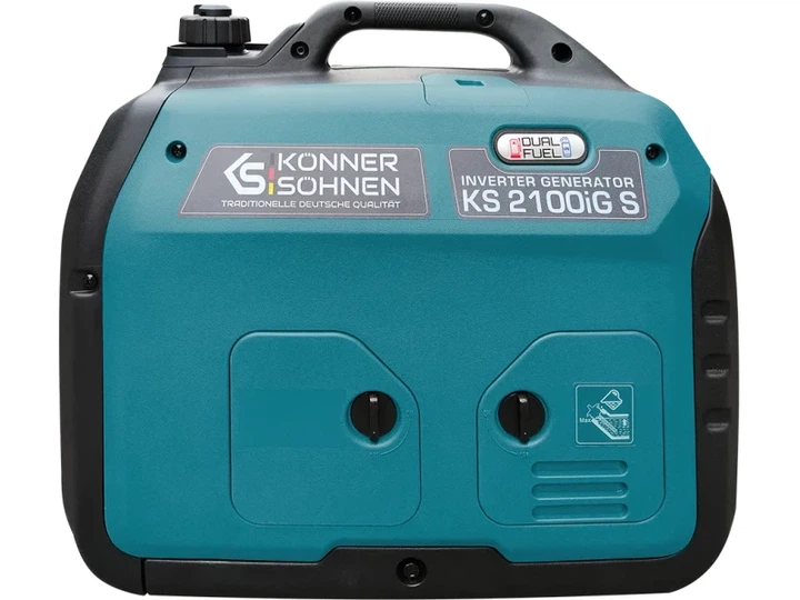 Інверторний комбінований генератор (газ-бензин) Konner&Sohnen KS 2100iG S - изображение 4