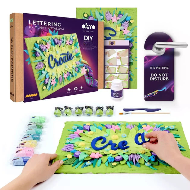 Набор для создания объемной картины Okto CREATE 30x40 см (10051) - изображение 2