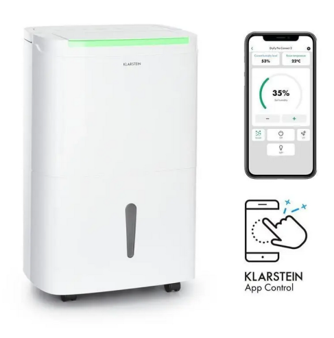 Компресійний осушувач повітря KLARSTEIN DryFy Connect 30 WiFi 30 л/добу (10034433) - Фото 2 Компресійний осушувач повітря KLARSTEIN DryFy Connect 30 WiFi 30 л/добу (10034433) - зображення 2