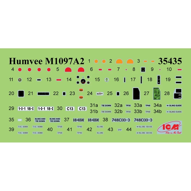 Конструктор ICM Holding Humvee M1097A2 грузовой транспортер - изображение 9