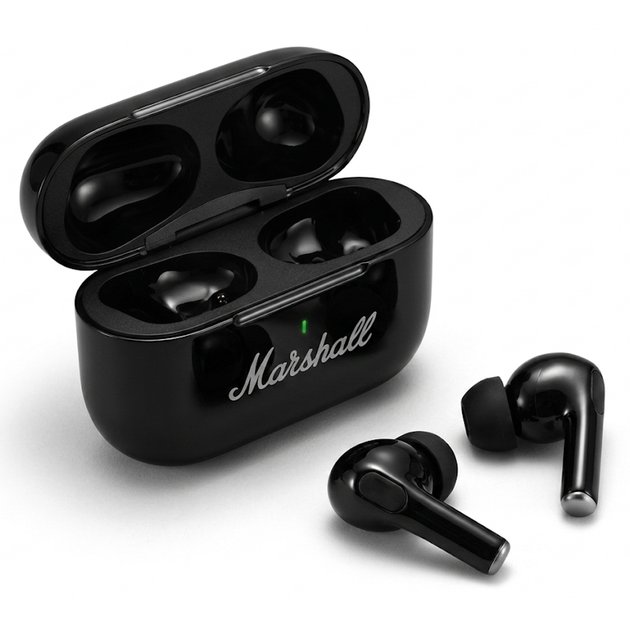 Бездротові Bluetooth-навушники Marshall A7, сенсорні навушники для смартфона Android / iOS + Подарунок Ремінець для кейсу - зображення 5