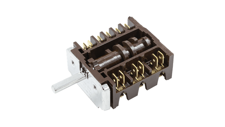 Переключатель для духовки и электроплиты Whicepart 46.27266.813, Indesit C00013413 (6+1) - изображение 2