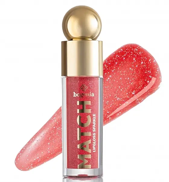Bogenia Match Lipgloss Sparkle Блиск для губ No 008 - Фото 1 Bogenia Match Lipgloss Sparkle Блиск для губ No 008 - зображення 1