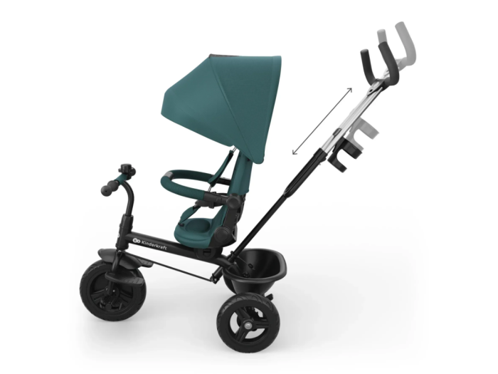 Триколісний велосипед Aston 2 Plus, Kinderkraft (Green) - зображення 6