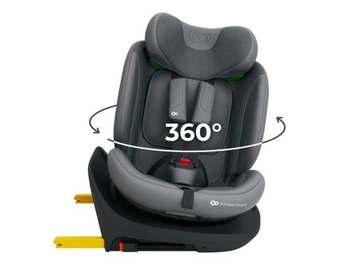 Автокресло i-Grow 2 Plus i-Size, Kinderkraft (KCIGRO02GRYPL00), (Grey) - изображение 5