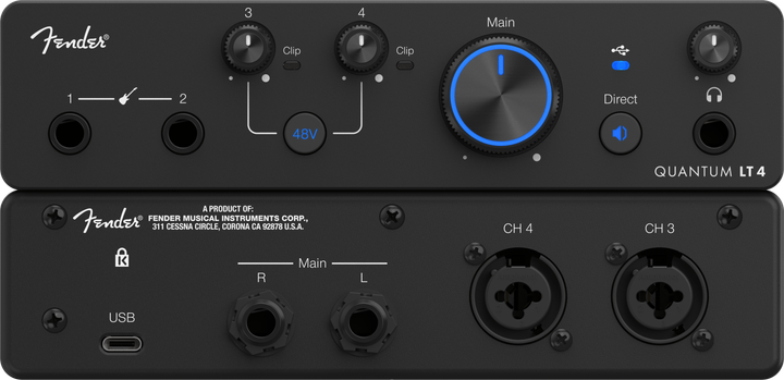 Interfejs audio Fender Quantum LT 4 USB‑C (673454015359) - obraz 7