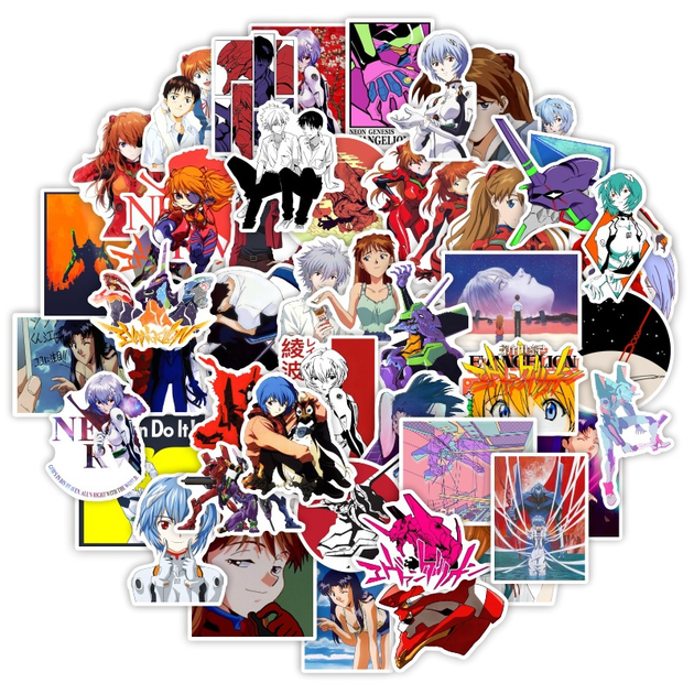 Стикерпак Евангелион Набор наклеек GeekLand Evangelion 50 штук 2867427930 - Фото 1 Стикерпак Евангелион Набор наклеек GeekLand Evangelion 50 штук 2867427930 - изображение 1