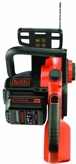 Пила ланцюгова Black+Decker акумуляторна 36 В 2.5 А·год шина 30 см GKC3630L20-QW - зображення 3