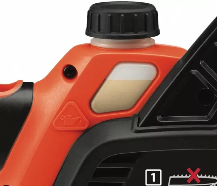 Пила ланцюгова Black+Decker акумуляторна 36 В 2.5 А·год шина 30 см GKC3630L20-QW - зображення 6