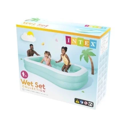 Большой надувной бассейн 229х152х48 см. Intex 57181 - изображение 2
