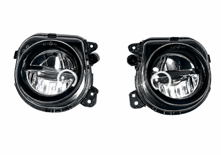 LED противотуманные фары BMW F10 F07 GT LCI 2013-2016 рестайлинг стеклянная линза комплект 2 шт - изображение 2