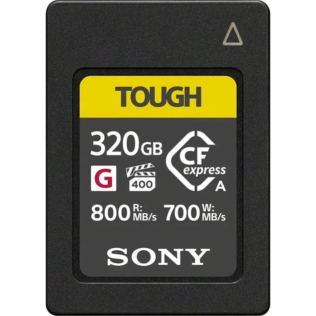 Карта пам'яті Sony 320GB CFexpress Type A (CEAG320T.SYM) - Фото 1 Карта пам'яті Sony 320GB CFexpress Type A (CEAG320T.SYM) - изображение 1