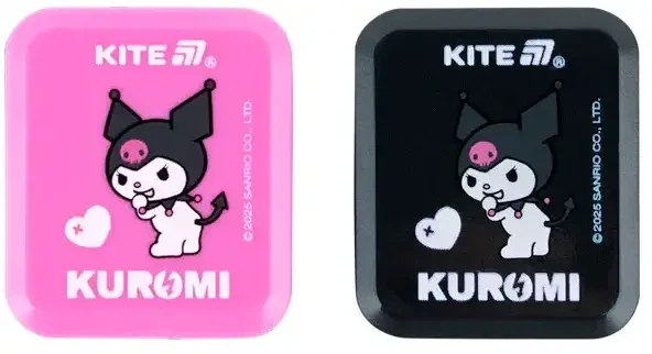 Набір точилок для олівців Kite Kuromi з контейнером асорті кольорів 24 шт (HK25-116-2) - Фото 2 Набір точилок для олівців Kite Kuromi з контейнером асорті кольорів 24 шт (HK25-116-2) - зображення 2