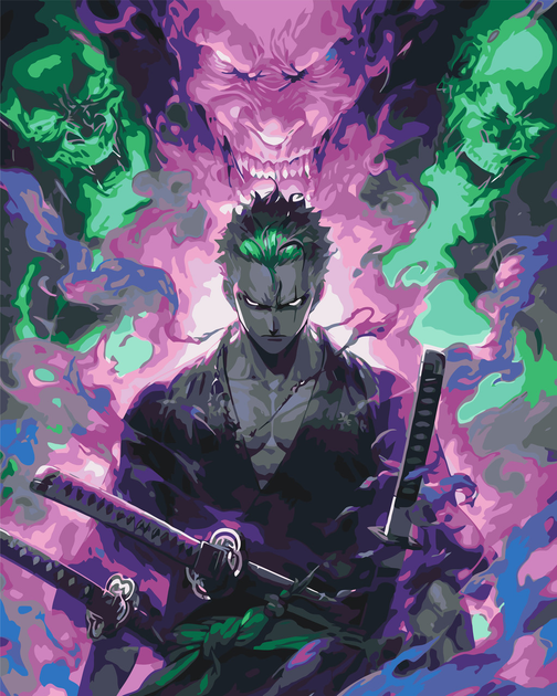 Картина по номерам Ван Пис Ророноа Зоро One Piece Zoro Roronoa 40х50 см PN OP ZR - Фото 1 Картина по номерам Ван Пис Ророноа Зоро One Piece Zoro Roronoa 40х50 см PN OP ZR - изображение 1