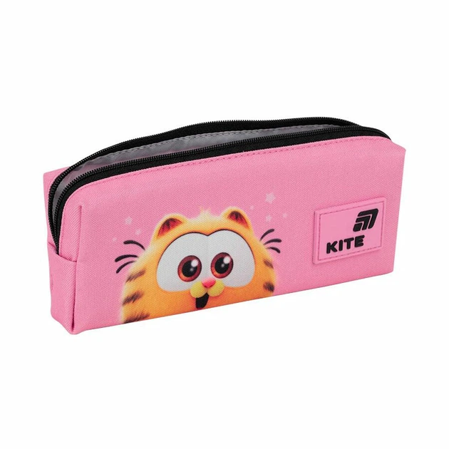 Пенал Kite Garfield "Кошенятко Гарфілд" 19х7х4 см 1 отделение прямоугольный на молнии розовый (GF26-642-1) - изображение 5