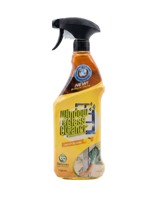 Средство для мытья окон и зеркал Bergreen Window & Glass Cleaner Lemon Breeze 750мл - изображение 2