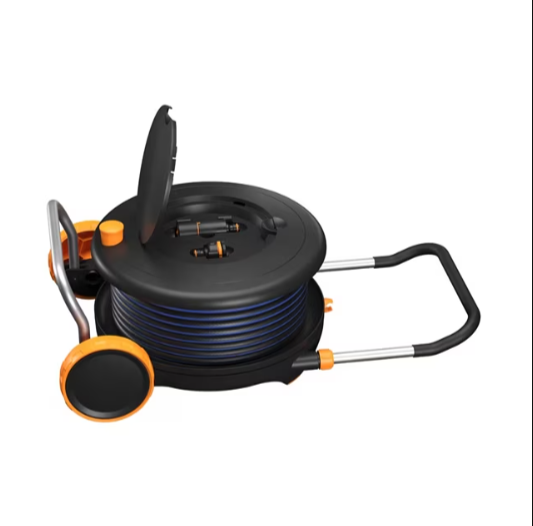 Котушка на колесах зі шлангом Fiskars M 1/2" (13мм) L-20м з набором аксесуарів (1071639) - зображення 4