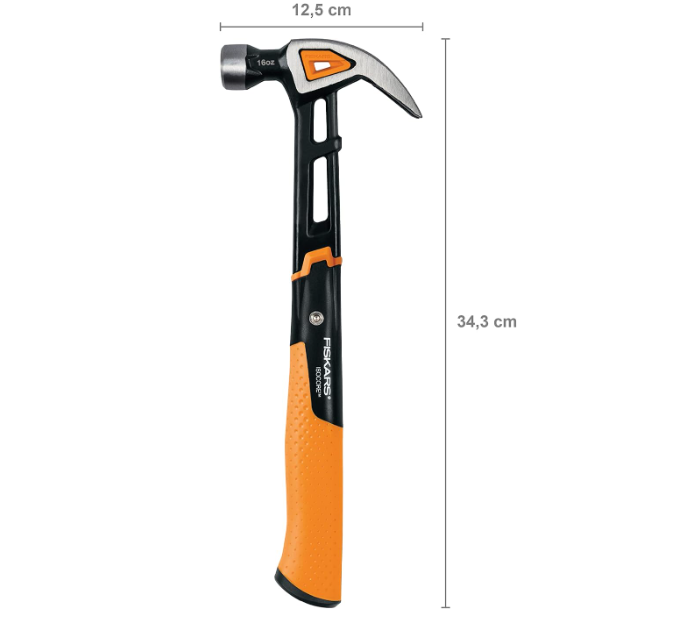 Молоток Fiskars IsoCore (M) 16oz / 13.5 "1027202 - зображення 2
