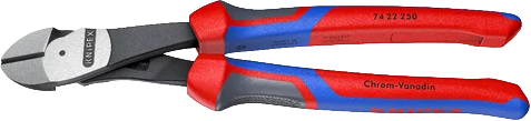 Кусачки бокові (бокорізи) особливої потужності Knipex 12°, 4,6 мм, 250 мм, фосфатовані (74 22 250) - Фото 1 Кусачки бокові (бокорізи) особливої потужності Knipex 12°, 4,6 мм, 250 мм, фосфатовані (74 22 250) - зображення 1