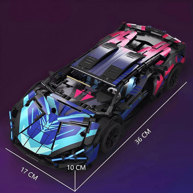 Великий автомобільний конструктор Technic Lamborghini Sian 1:14 1314 , 1314 деталей - зображення 6