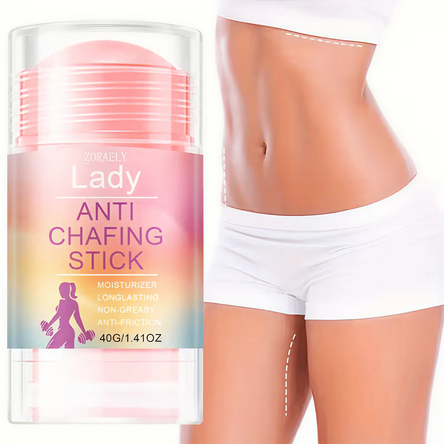 Стик против натирания кожи Zoraely Lady Anti Chafing Stick 40 г - изображение 3