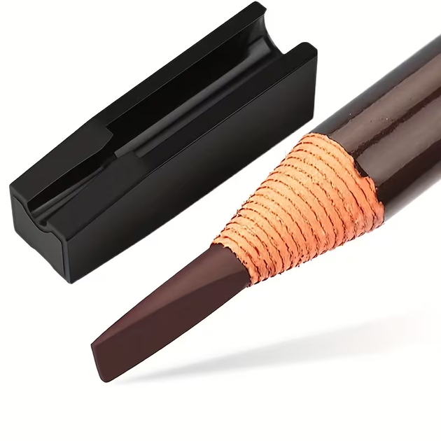 Косметичний водостійкий олівець для брів і очей Heng Ge Cosmetic Art, відтінок 02 Gray, з Точилкою - Фото 5 Косметичний водостійкий олівець для брів і очей Heng Ge Cosmetic Art, відтінок 02 Gray, з Точилкою - зображення 5